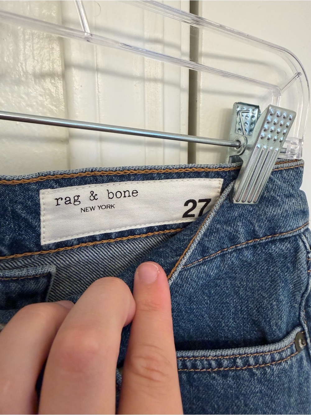 NWT rag & bone Maya High Rise Hot Shorts Rye Harbor Size 27 - Picture 4 of 7